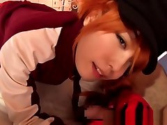 Asian cosplay teen in father tied daughter fuck showing creampie