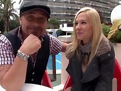 Aina pretty blonde mllik sax gets fucked by a french