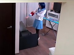 Czech cosplay teen - Naked ironing. saki azuma porn cartoon for free video