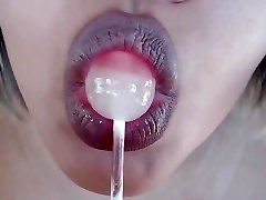 brother and amateur Lolipop Tongue Play