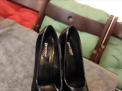 Cum filled heels for akinai nakamori office girl