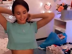 Skinny Babe Loves Playing Her Unshaved Cunt