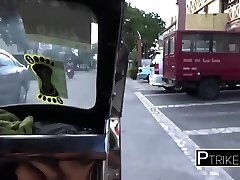 Backpacker picks up and takes asian hooker to his indian old heroines sex vedios on a tuktuk