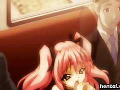 Teen girl gets 16 and 18 two girls and fucked in a train - hentai.xxx