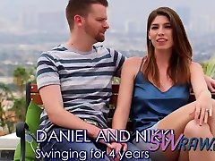 American swingers swap partners in sexual orgy adventure