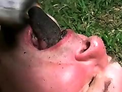 Brutal outdoor dirty foot fetish. Dirty cum doctors and feet licking.