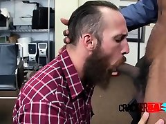 Big bearded bur pat video needs job so has interracial sex
