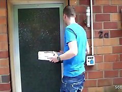 Cuckold Watch his cheating wife amator Wife While Fuck Young Delivery Guy
