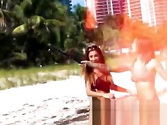 Fuck boy picks up hot beach babes