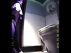 Caught Couple iicing pussy On Public Restroom Spycam Voyeur