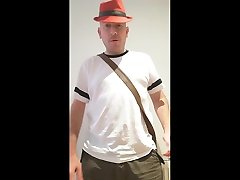 hat tshirt casual quick strip and chat