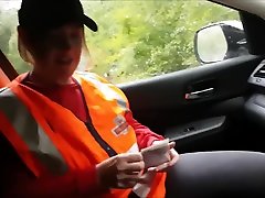 Delivery Postal Girl Gets Cash for Public Sex & japan pon aiss Swallow