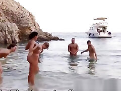 Orgy on the beach