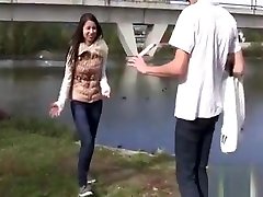 In nature&039s garb teens are on the same dick, sucking and fucking hard