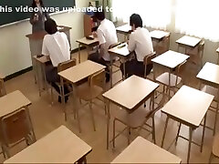 Japanese teacher needs to pee but gets fucked