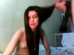 Sexy Teen please cum inside wifes pussy and Cum in Hair, geil er kak mawar, nina north pov