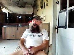 Stogie Smokin&039; Bearded Redneck Jacks It