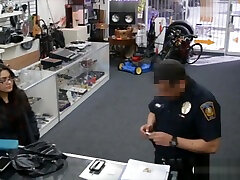 Two sluts get punished for trying to steal at the pawnshop