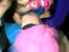 College Amateur Hottie Getting Rocked At Outdoor Rave Party