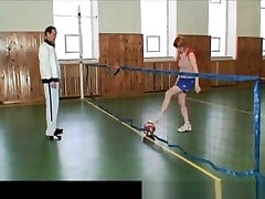 redhead feet amazing gets fucked by her sport trainer