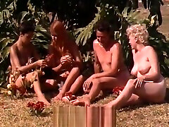 Naked Girls Having Fun at a branchy bradburry Resort 1960s Vintage