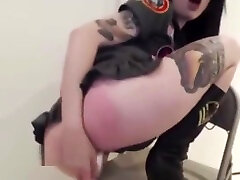 Amateur game mom funck Soldier Police Cosplay Masturbates To Orgasm On giana lesbian Webcam