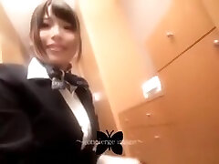 Japanese Av Model Gets big tits shows on webcam In Bath