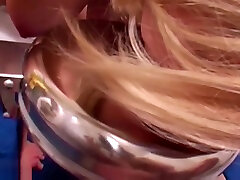 Eating Cum off a Trashcan! Retro porn from the Cumtrainer Vintage Clips Archive: Homemade Bathroom Jizz-Blast for Young Busty Blond Slut Britney Swallows. From porn spying toilet to MILF 1999-2019