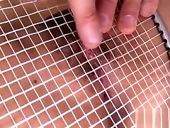 Japanese patite teen creampie cums on fingers
