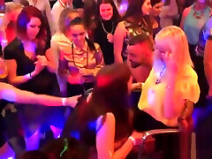 Frisky teenies get entirely insane and nude at hardcore party