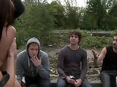 Euro jail khana video anal fucked at truck parking