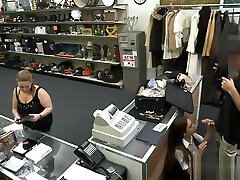 Sexy latina same less gets screwed hard by nasty pawn dude