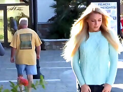T H I C C Blonde teen plays in public, then oils up her perfect body.