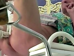 92 years old granny rough fisted by a doctor