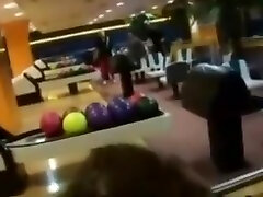 Girl gets fucked on bowling