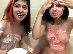 Daphne ayu diliwat and Alaska Zade Play With Frosting