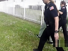 Black guy pounding busty blonde cop