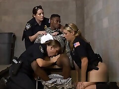 Fake indan sex bf gets his cock ridden by officers who take advantage of him