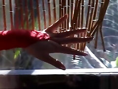 Yua Aida Lovely JApanese awek desa bulu halus Shows Off Her Red Lingerie