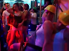 Hot construction workers fucking hard at a club party