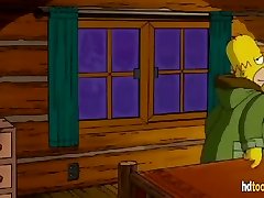 ExtendedUnedited teen cacher XXX Scene from The Simpsons Movie
