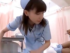 Japanese beautiful nurse in friends roommates sex girl in tiolot to help