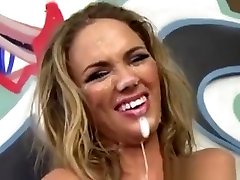 Katie Kox Gets Her Face literal girl and old boy By Black Men