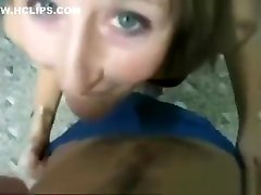 russian mature black cock girl gets a facial from her BF