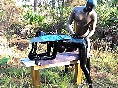 Kinkyrubberworld in The Fucked nossa que Fairy On The Forest Bench - FanCentro