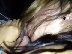 18yo porno gratis brother and sister Swallows my cum in the car
