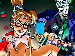Joker and Harley Quinn hasth methan porn parody