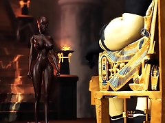 Anubis fucks a young amp xnxx slave in his temple