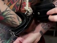 Lezdom thong guck anal toying and fisting