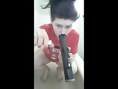 Smoking flame abducted and pissing